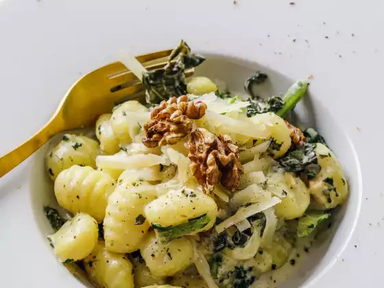 Gnocchi Buatan Tangan Segar dan & Sos Sedap