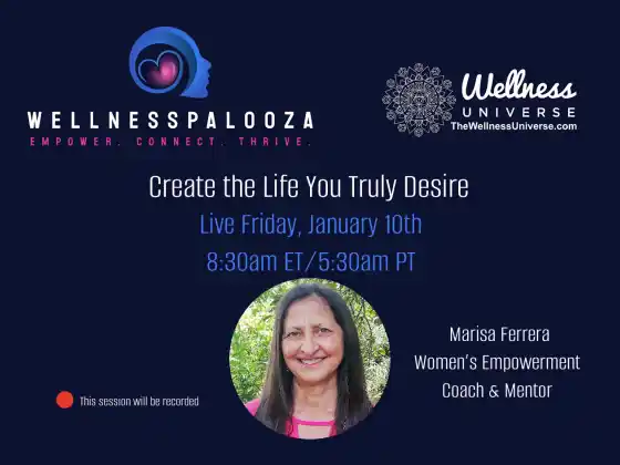 Wellnesspalooza 2025 צור את החיים שאתה רוצה עם מריסה פררה